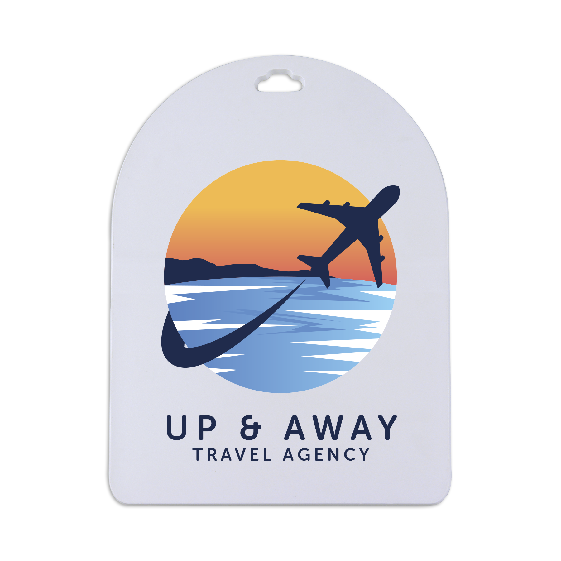 Oval Top Golf Bag Tag